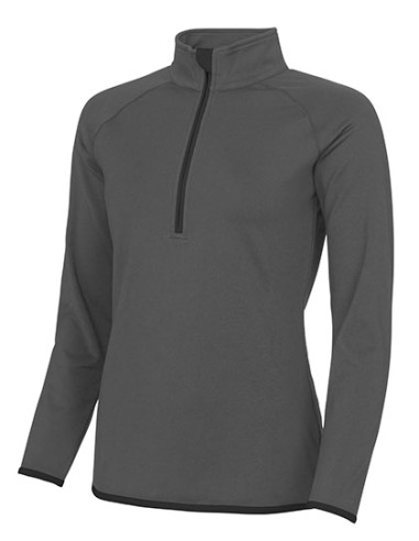 A-JC036-Womens Cool 1/2 Zip Sweat